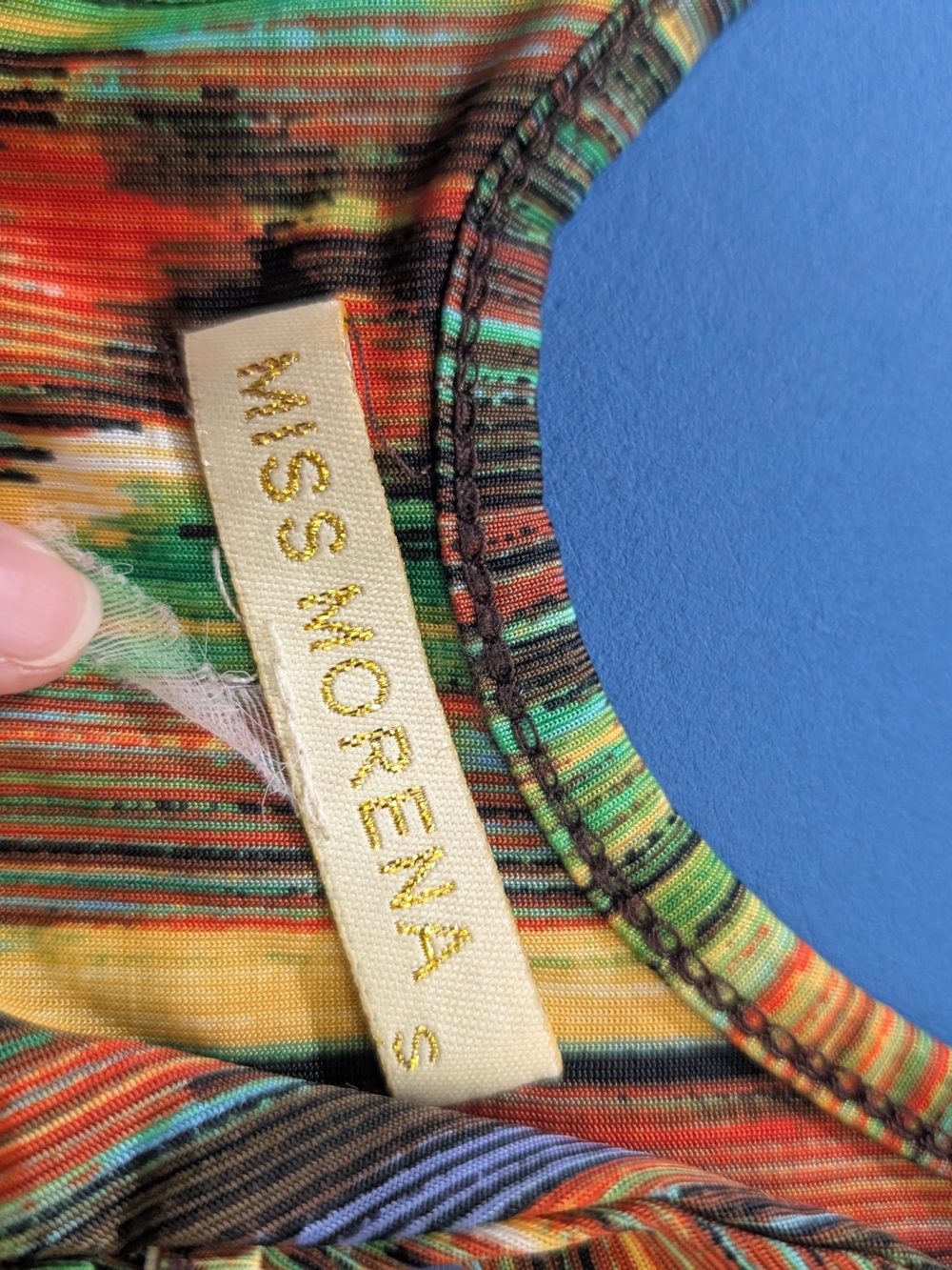 Multi-Color Patterned Cutout Maxi Dress - Picture 2 of 13